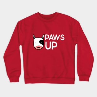 Paws Up Bull Terrier Crewneck Sweatshirt
